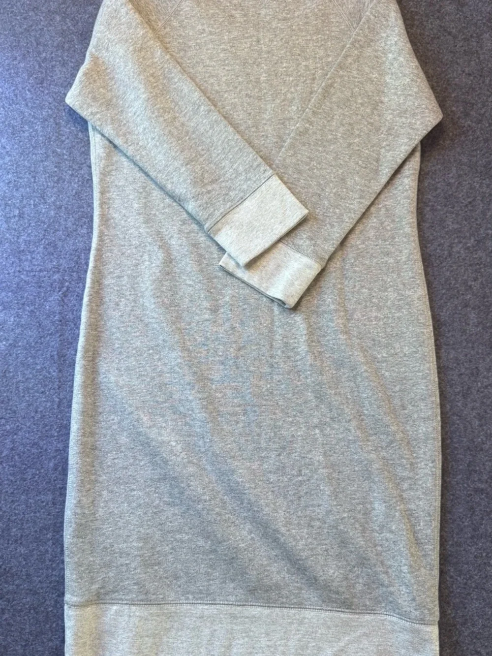 Women's Gray Knit Shift Dress